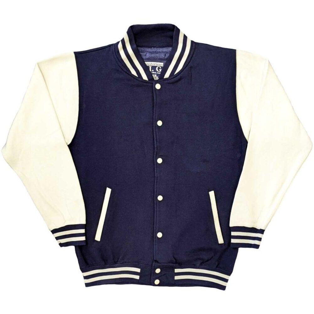 Biggie Smalls Unisex Adult Crown Varsity Jacket / Navy Blue/White